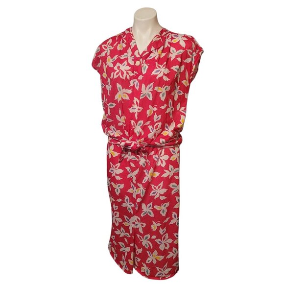 Vintage Darian Petites Dress Set Top & Bottom Size 10 Pink Floral 80s 2 Pieces - Picture 1 of 7